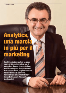 Analytics una marcia in più per il marketing