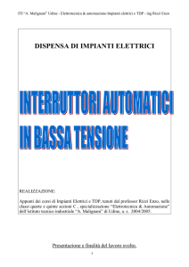 DISPENSA DI IMPIANTI ELETTRICI