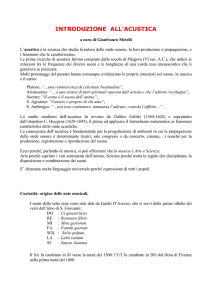 Introduzione all`acustica