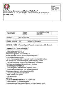 PROGRAMMA Materia ANNO SCOLASTICO