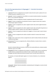 Esercizi