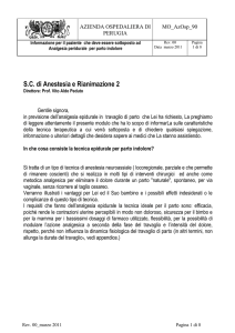 Informazione per il paziente che deve essere sottoposto ad