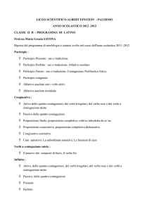 2013 CLASSE II H - PROGRAMMA DI LATINO Prof.ssa Maria Gr