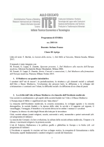 Programma di Storia