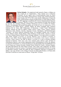Stefano Rabaglia - Teatro Lirico di Cagliari