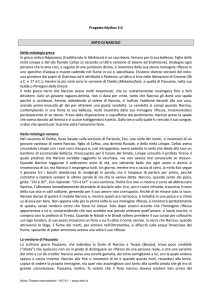 Progetto Mythos 3.0 MITO DI NARCISO Nella mitologia greca In