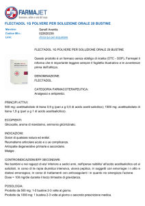 flectadol 1g polvere per soluzione orale 20 bustine