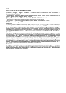P216 FENOTIPO FETALE DELLA SINDROME DI