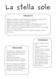 La stella sole - Centro Didattico Scientifico