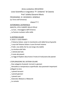 Anno scolastico 2013/2014 Liceo Scientifico e