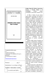 Interazione lavoro hegel