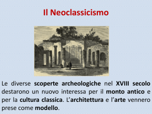 Il Neoclassicismo