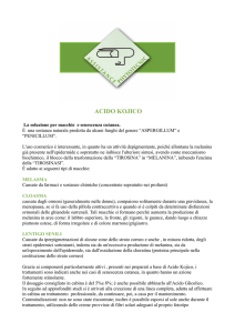 acido kojico - Artestetica