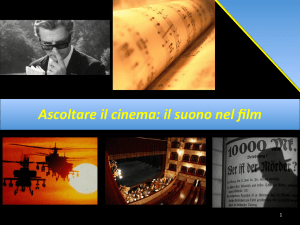 Ascoltare il cinema: il suono nel film