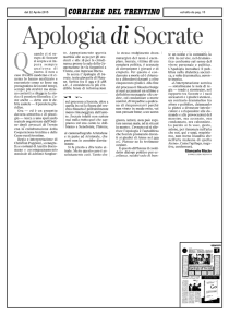 Apologiadi Socrate - Federazione Trentina della Cooperazione