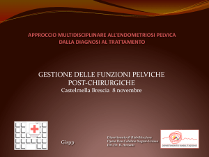 GESTIONE DELLE FUNZIONI PELVICHE POST