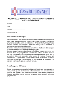 Informativa e richiesta di consenso alla colonscopia