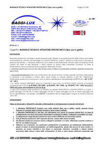 manuale tecnico attuatore pirotecnico