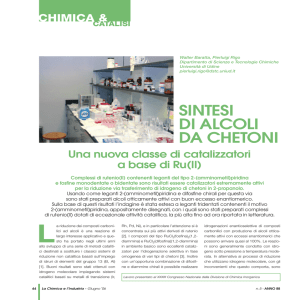 SINTESI DI ALCOLI DA CHETONI