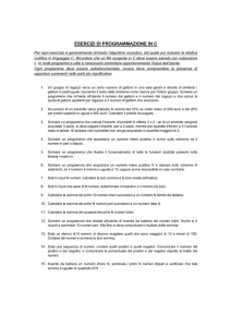 Esercizi Di Programmazione C