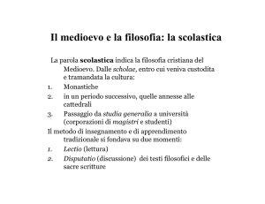 Il medioevo e la filosofia