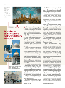 Storicismo ed Eclettismo nell`architettura europea
