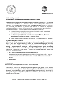 Matilde Grünhage-Monetti (Alcune) risposte europee a una sfida