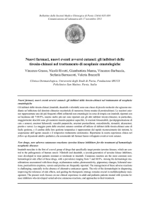 gli inibitori delle tirosin-chinasi nel trattamento di neoplasie