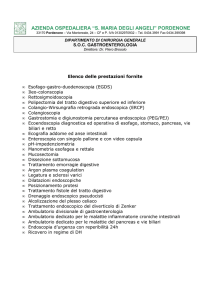 Elenco prestazioni fornite - Azienda Ospedaliera Santa Maria degli