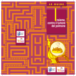 nsieme, contro il tumore del polmone