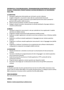 INFORMATICA E TELECOMUNICAZIONI