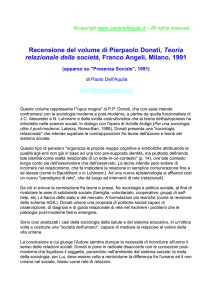 eoria relazionale della società
