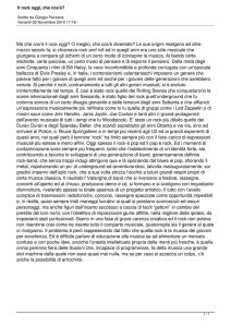 Il rock oggi, che cos`è?
