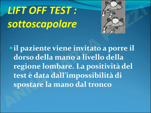 esame fisico e strumentale nel dolore articolare