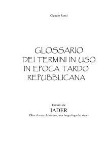 GLoSSaRio - Quintilius