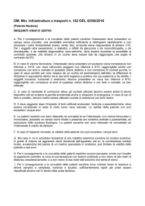 DM. Min. Infrastrutture e trasporti n. 182 DEL 02/08/2016