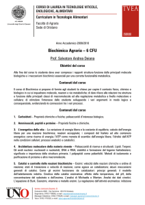 Biochimica Agraria