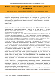 Batteri, virus, funghi, parassiti: come si trasmettono, come si