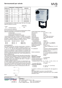 Servocomandi per valvole