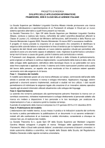 Sviluppo delle applicazioni informatiche: Framework, Web e Cloud