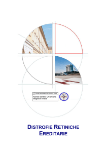 Distrofie retiniche ereditarie