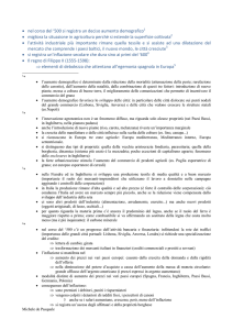 • nel corso del `500 si registra un deciso aumento demografico