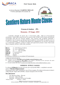 Comune di Comune di Andreis - PN - Domenica 27