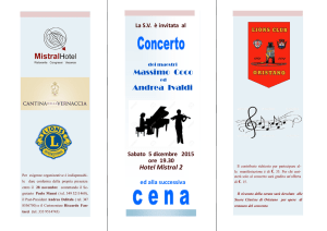 Locandina concerto Massimo Coco