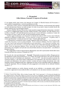 Gilles Deleuze, Foucault e il segreto di Facebook