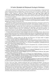 Il Valore Mondiale del Patrimonio Geologico Peloritano