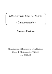 Macchine elettriche: Campo rotante