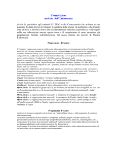 Composizione assistita dall`Informatica