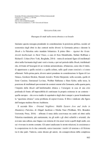 995 Rassegna di studi sulla storia ebraica e su Israele Iniziamo