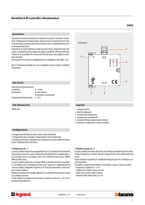 Scheda Tecnica - BTicino | Catalogo Italiano